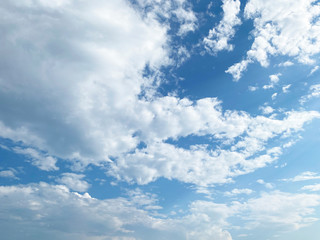 Sky background, Cloud formation during the rainy season, rainy season in the period is cool and humid.