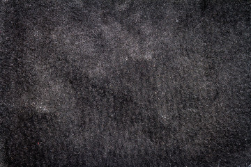 Black leather texture background, back side