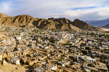 Landscape view of Ladakh India.