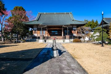 Naklejka premium 飯能市 廣渡寺