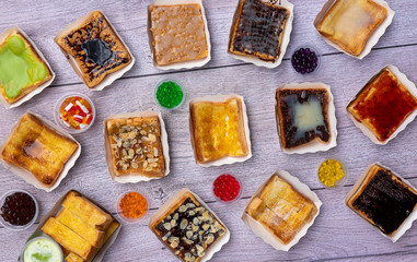 Thai Toast with Sweet Toppings