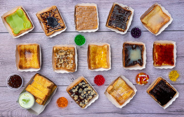 Thai Toast with Sweet Toppings