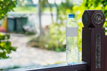 Empty Plastic Drinking Water Bottle