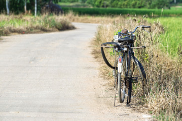 bike on the countryside road