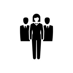 Business leadership icon