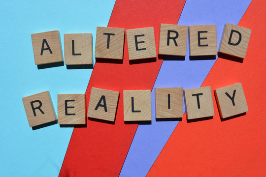 Altered Reality, Words In Wooden Alphabet Letters