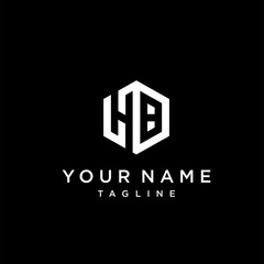 Initial Letter HH, MH HD Logo Template Vector Design