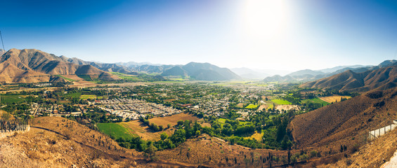 Panorama of Vicuña