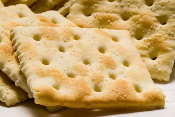 Crackers close up