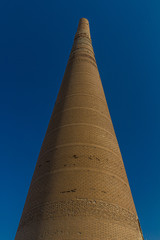 Kutlug Timur Minaret in the ancient Konye-Urgench, Turkmenistan.