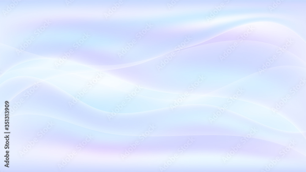 Poster Purple pastel vector background curve design. Gradient soft background in pastel colors. Liquid dynamic shapes abstract composition. Fluid modern template. Neon design geometric fluid graphic shape.