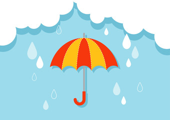 雨傘のイメージイラスト