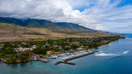 Lahaina Harbof on Maui Hawaii