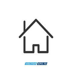 Home and House Logo Icon Vector