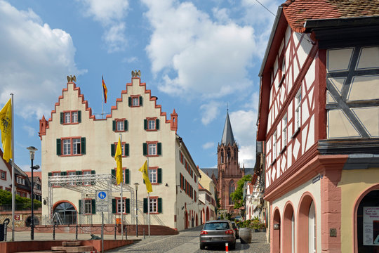 oppenheim am rhein, marktplatz