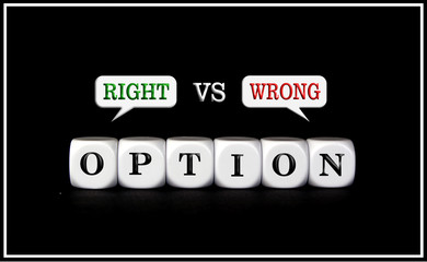  Right Option or wrong options - 