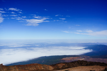 Beautyful mount Teide volcano, volcanic landscape, Tenerife, Canary Islands
