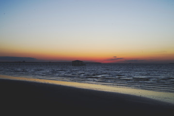Fototapeta premium sunset at the beach