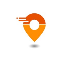 map pointer vector design template illustration