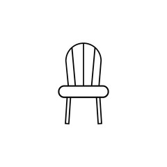 Chair icon. Modern design sign