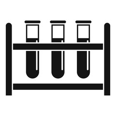 Blood tubes icon. Simple illustration of blood tubes vector icon for web design isolated on white background