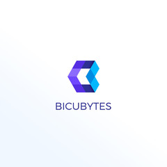 Abstract Letter Shape B Logo Template © logomills