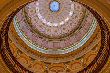 California Capitol Rotunda Dome © Curtis