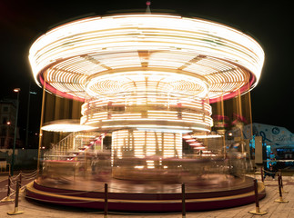 carousel at night