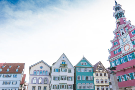 market Square in Essingen am Neckar, Germany