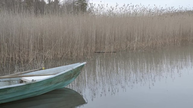 A landscape view of the grasses in Lake Bodom in Espoo.geology shot