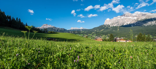 Cortina valley, Dolomites mountain, Italy © forcdan