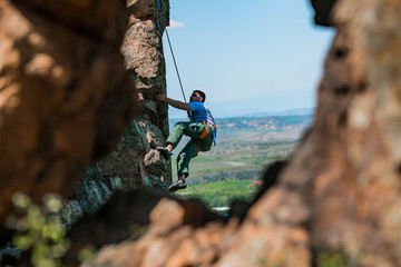 Explorer and his passion for climbing mountains