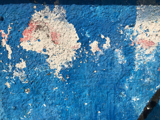 Grunge dirty texture wall . Abstract blue color background.