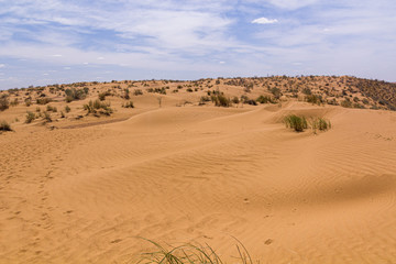 View of Karakum Desert in Turkmenistan
