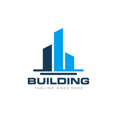 Building Construction Logo Design Vector