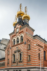 Fototapeta na wymiar Alexander Nevsky Church, Copenhagen, Denmark