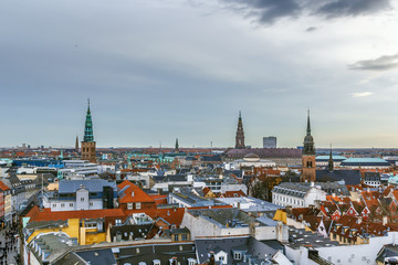 Fototapeta premium View of the Copenhagen, Denmark