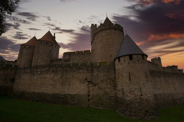 Fototapeta premium Mittelalterstadt Carcassonne in Frankreich