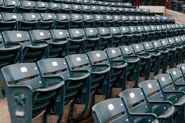 Empty Stadium Seats.