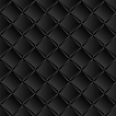 black geometric background, seamless pattern