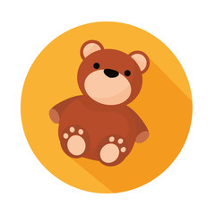 bear teddy child toy isolated style icon