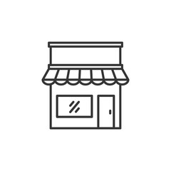 Store icon flat vector design