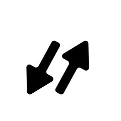 up and down arrow icon. up and down arrow sign