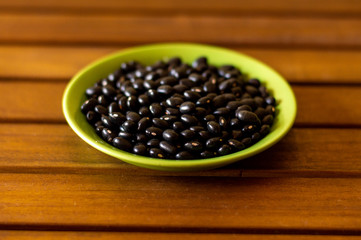 black beans in a bowl