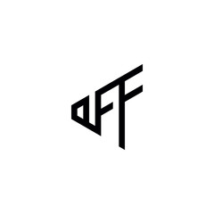 Word mark logo .Logo from Word OFF with simple style