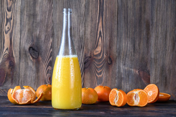Bottle of orange juice © alex9500