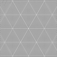 Seamless triangle pattern, illusration background black and white