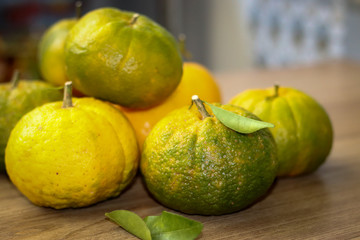 Beautiful bergamots.
The delicious autumn fruit.