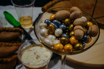 Holiday: nuts and sweets