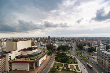 Bucharest, Romania, 7,2019: in southern Romania, it is the capital and the commercial center of the country